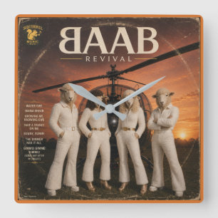 Reloj Cuadrado Álbum BAAB: una parodia