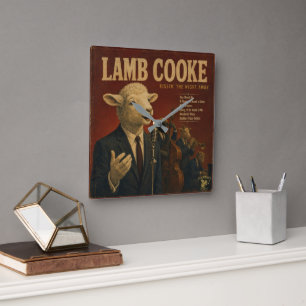 Reloj Cuadrado Álbum de Lamb Cooke: una parodia
