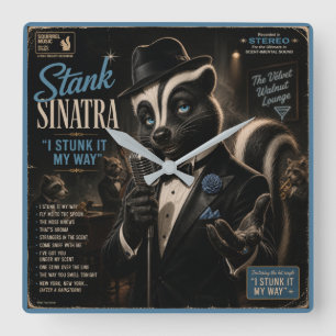 Reloj Cuadrado Álbum Stank Sinatra: una Parodia