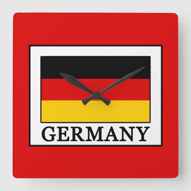 Reloj Cuadrado Alemania (Anverso)