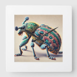 Reloj Cuadrado Alfalfa Weevil 210624IREF118 - Watercolor