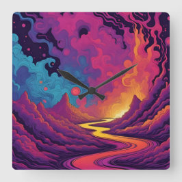 Reloj Cuadrado Alien Lands