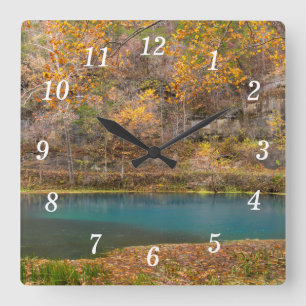 Reloj Cuadrado Alley Spring View Wall Clock