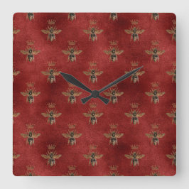 Reloj Cuadrado Almohada de Honeybees