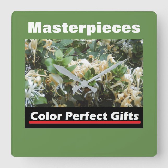 Reloj Cuadrado Alumnos de miel promocional (Anverso)