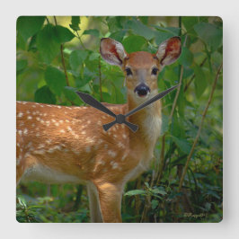 Reloj Cuadrado "Amanecer de primavera"