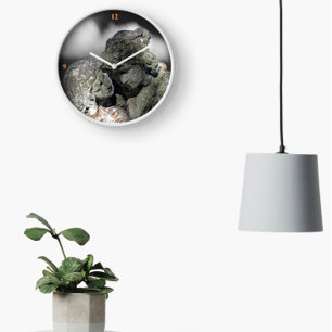 Reloj Cuadrado Amantes apedreados por Medusa.