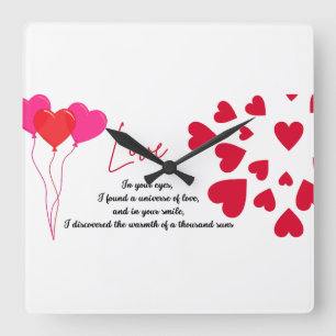 Reloj Cuadrado Amar