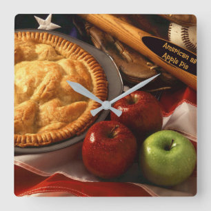 Reloj Cuadrado American as Apple Pie