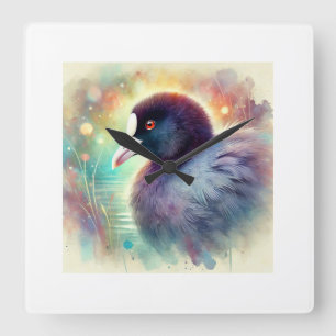 Reloj Cuadrado American Coot 190624AREF103 - Watercolor