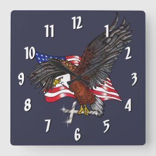 Reloj Cuadrado American Eagle con la cruz