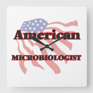 Reloj Cuadrado American Microbiologist