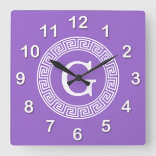 Reloj Cuadrado Amethyst What Greek Key Rnd Frame First Monograma
