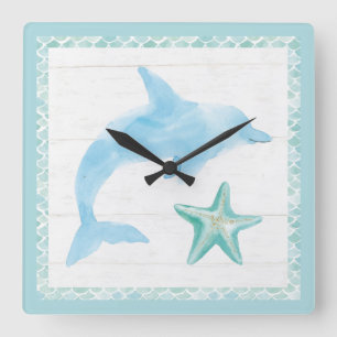 Reloj Cuadrado Amigos de la sirena VIII