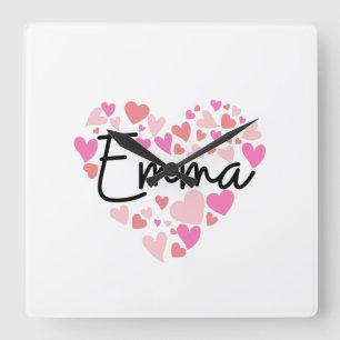 Reloj Cuadrado Amo a Emma