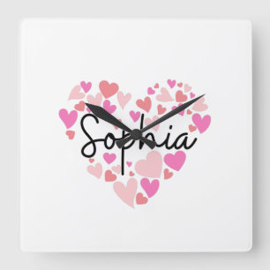 Reloj Cuadrado Amo a Sophia