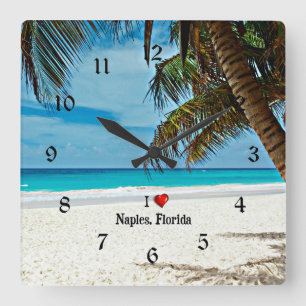 Reloj Cuadrado Amo Nápoles, Florida