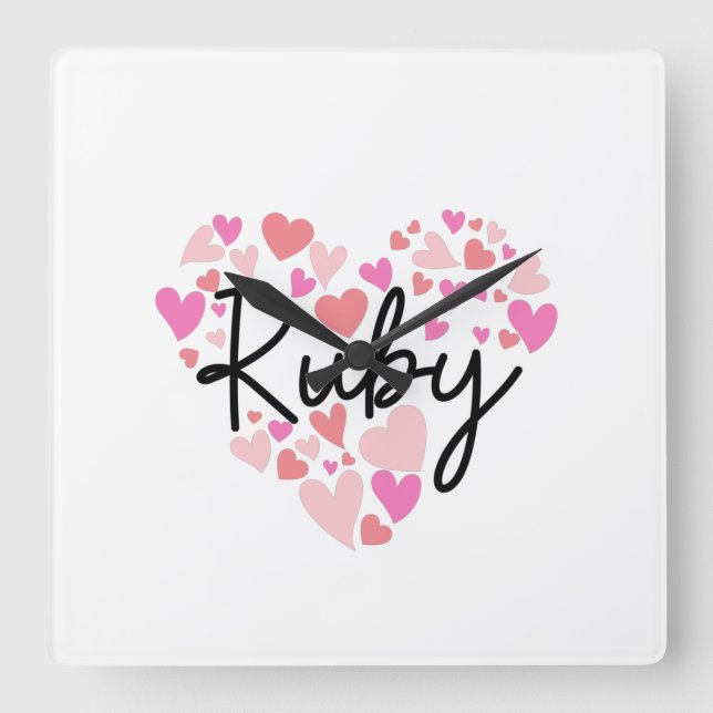 Reloj Cuadrado Amo Ruby (Anverso)