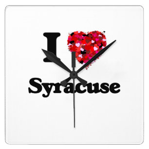 Reloj Cuadrado Amo Syracuse Nueva York