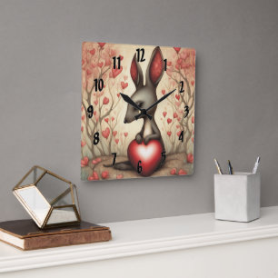 Reloj Cuadrado Amor canguro 1