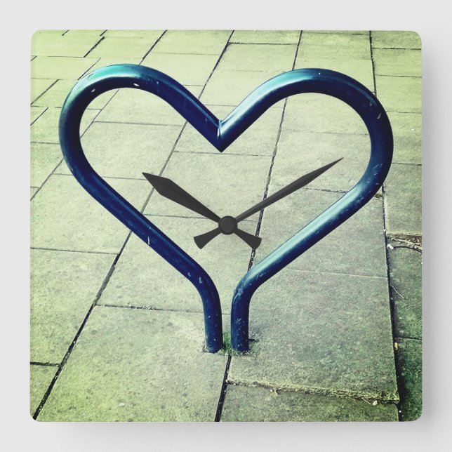 Reloj Cuadrado Amor, en la ciudad (Anverso)