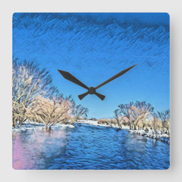 Reloj Cuadrado Amor eterno