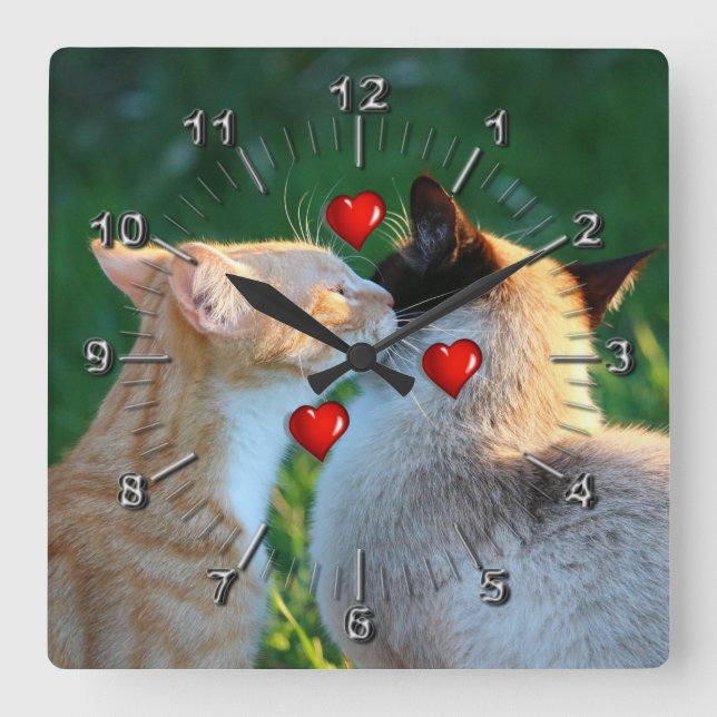 Reloj Cuadrado Amor gitano (Anverso)