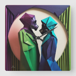 RELOJ CUADRADO AMOR Y RESISTENCIA