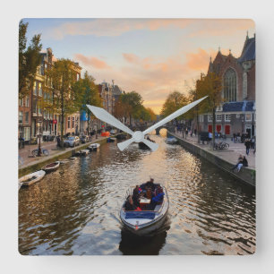 Reloj Cuadrado Ámsterdam