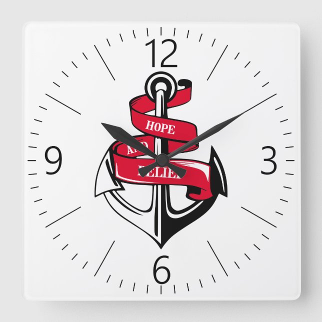 Reloj Cuadrado Anchor (Anverso)