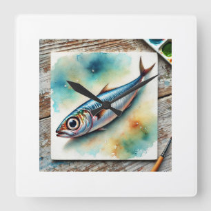 Reloj Cuadrado Anchovy with Large Eyes 310724AREF144 - Watercolor