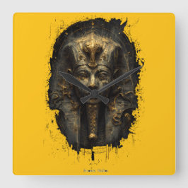 Reloj Cuadrado Ancient Malice Egyptian Pharaoh Black