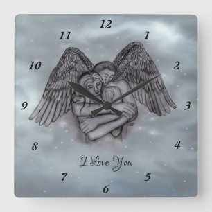 Reloj Cuadrado Angel Eros in Love