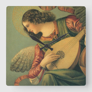 Reloj Cuadrado Ángel Músico, Melozzo da Forli, Arte del Renacimie