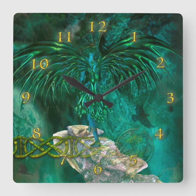 Reloj Cuadrado Angel Walker "REALM OF NEFERFANAWA" (Anverso)