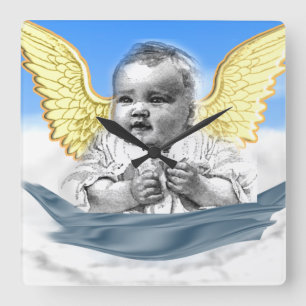 Reloj Cuadrado Angels