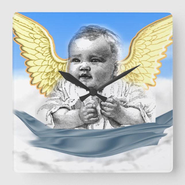 Reloj Cuadrado Angels (Anverso)