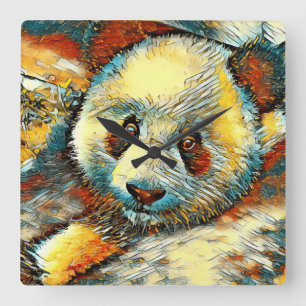 Reloj Cuadrado AnimalArt_Panda_20170601_by_JAMColors