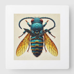 Reloj Cuadrado Anisosticta dorsal view 210724IREF229 - Watercolor