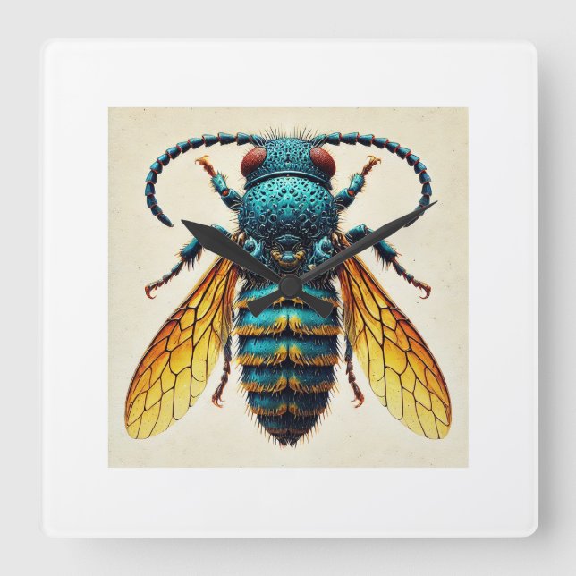 Reloj Cuadrado Anisosticta dorsal view 210724IREF229 - Watercolor (Anverso)