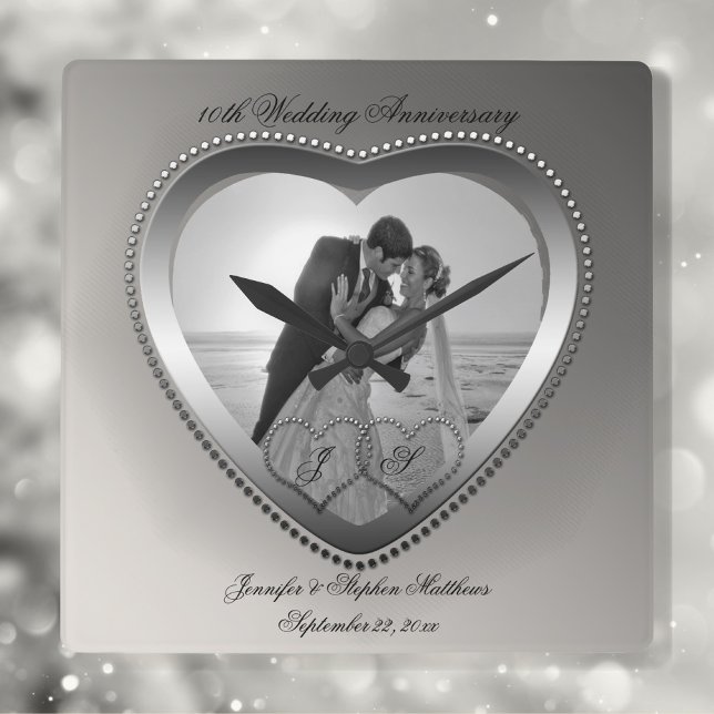 Reloj Cuadrado Aniversario de estaño de estaño de estaño (Subido por el creador)