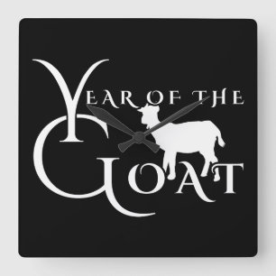 Reloj Cuadrado Año de la cabra