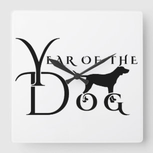 Reloj Cuadrado Año del perro