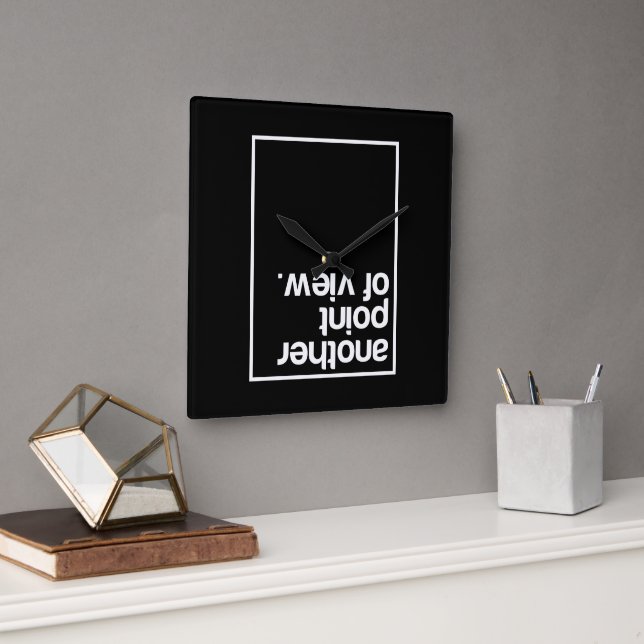 Reloj Cuadrado Another point of view (Oficina)