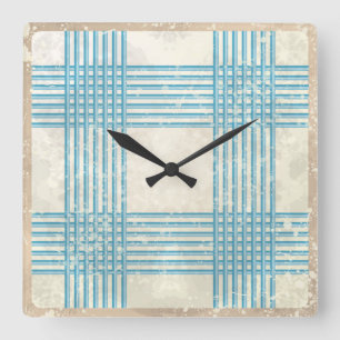 Reloj Cuadrado Antecedentes retro abstractos