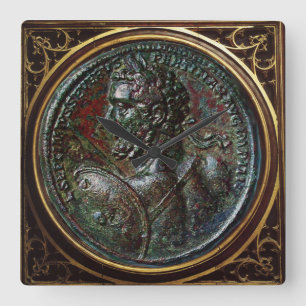 RELOJ CUADRADO ANTIQUE ROMAN BRONZE MEDALLION SEPTIMUS SEVERO