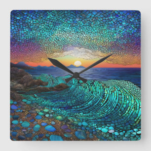 Reloj Cuadrado Aqua Mirage