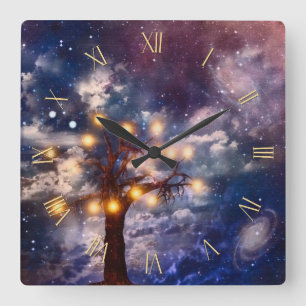 Reloj Cuadrado Árbol de ideas