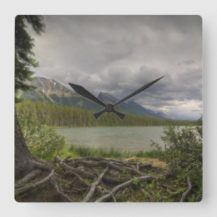 Reloj Cuadrado Árbol de trineo