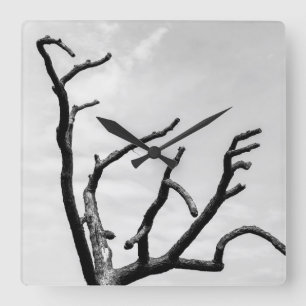 Reloj Cuadrado árbol libre